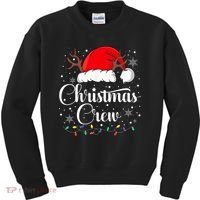 Christmas Crew Family Group Matching Christmas Pajama Party Kids Sweatshirt thumb 0