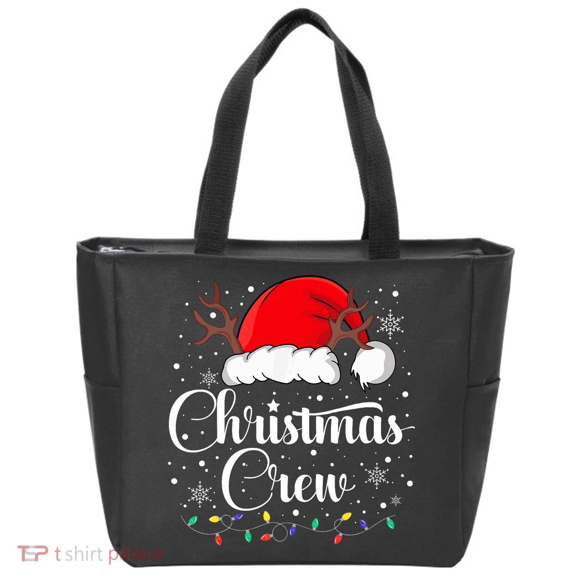 Christmas Crew Family Group Matching Christmas Pajama Party Tote Bag