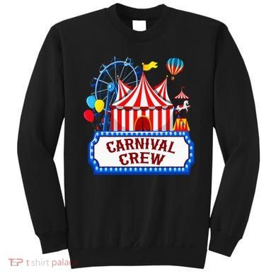 Carnival Crew For Carnival Birthday Theme Party Matching Sweatshirt