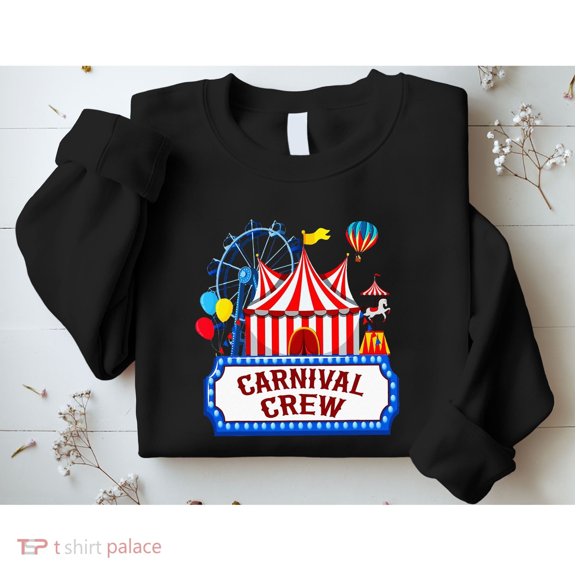 Carnival Crew For Carnival Birthday Theme Party Matching Sweatshirt