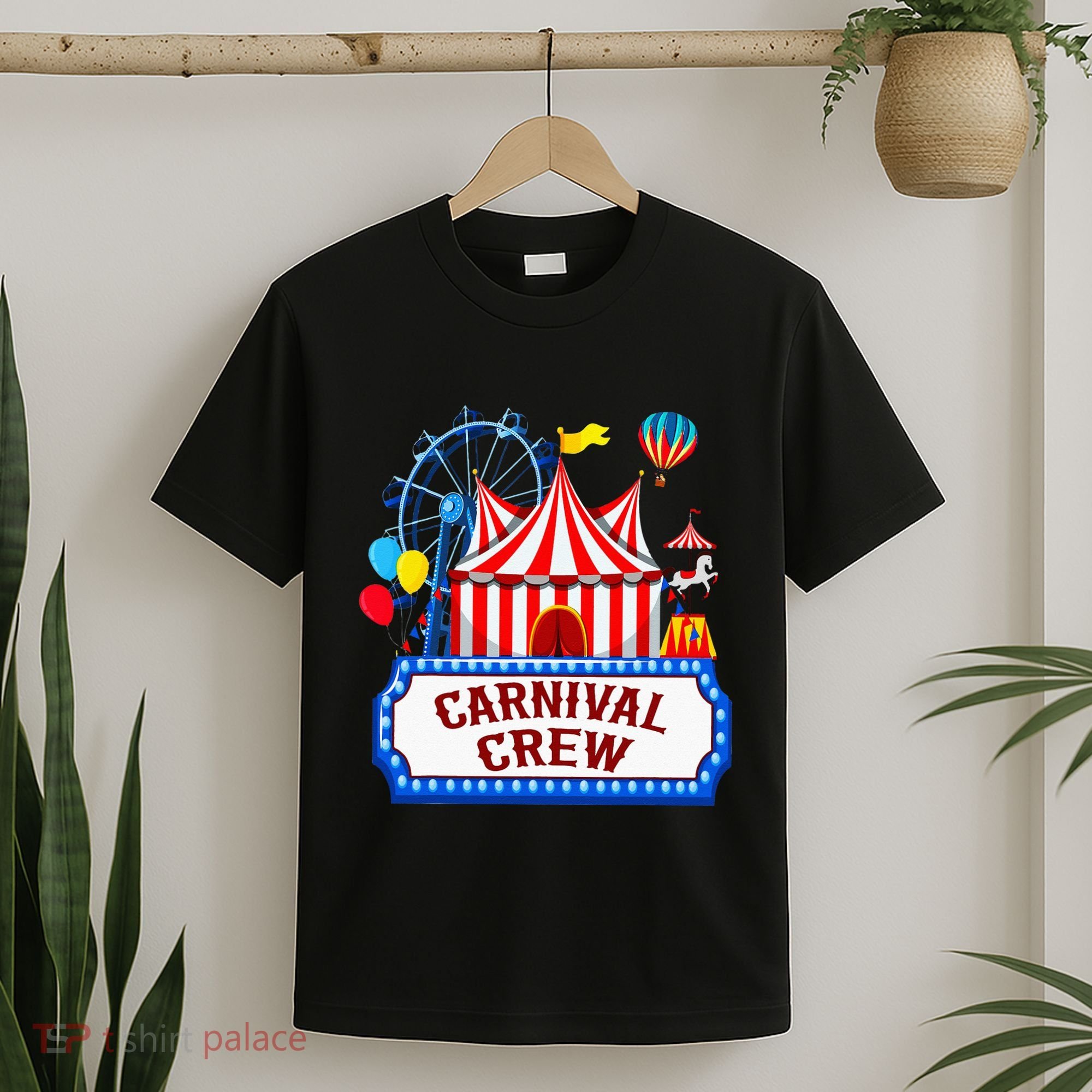 Carnival Crew For Carnival Birthday Theme Party Matching T-Shirt