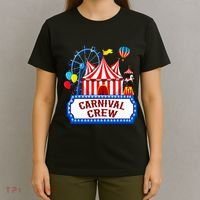 Carnival Crew For Carnival Birthday Theme Party Matching T-Shirt thumb 4