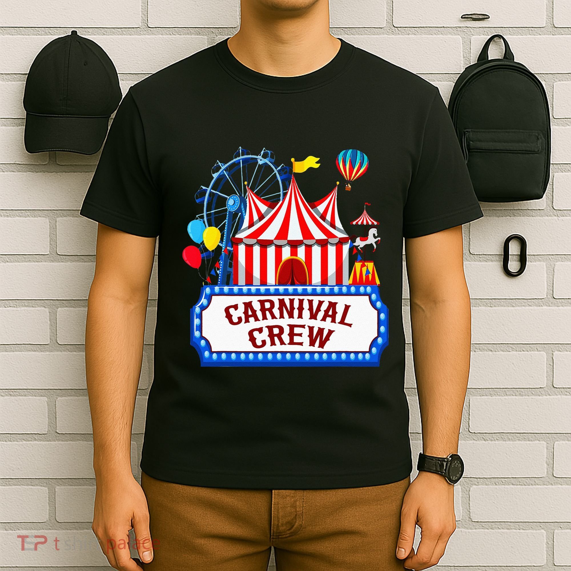 Carnival Crew For Carnival Birthday Theme Party Matching T-Shirt