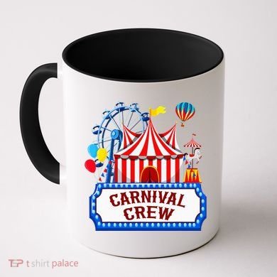 Carnival Crew For Carnival Birthday Theme Party Matching Coffee Mug