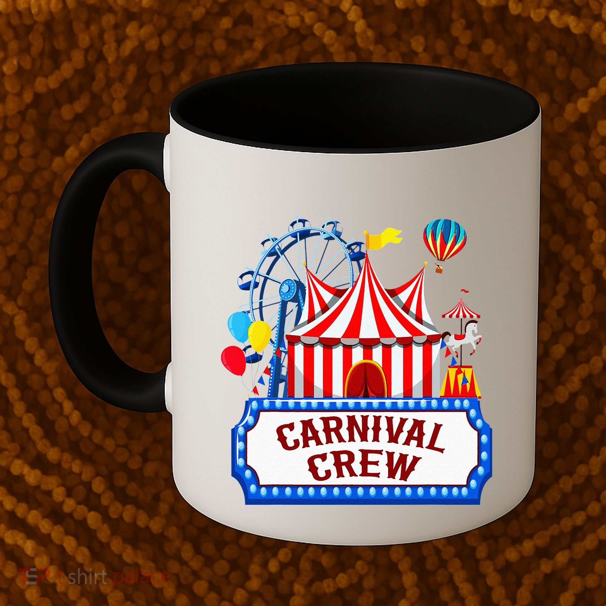Carnival Crew For Carnival Birthday Theme Party Matching Coffee Mug