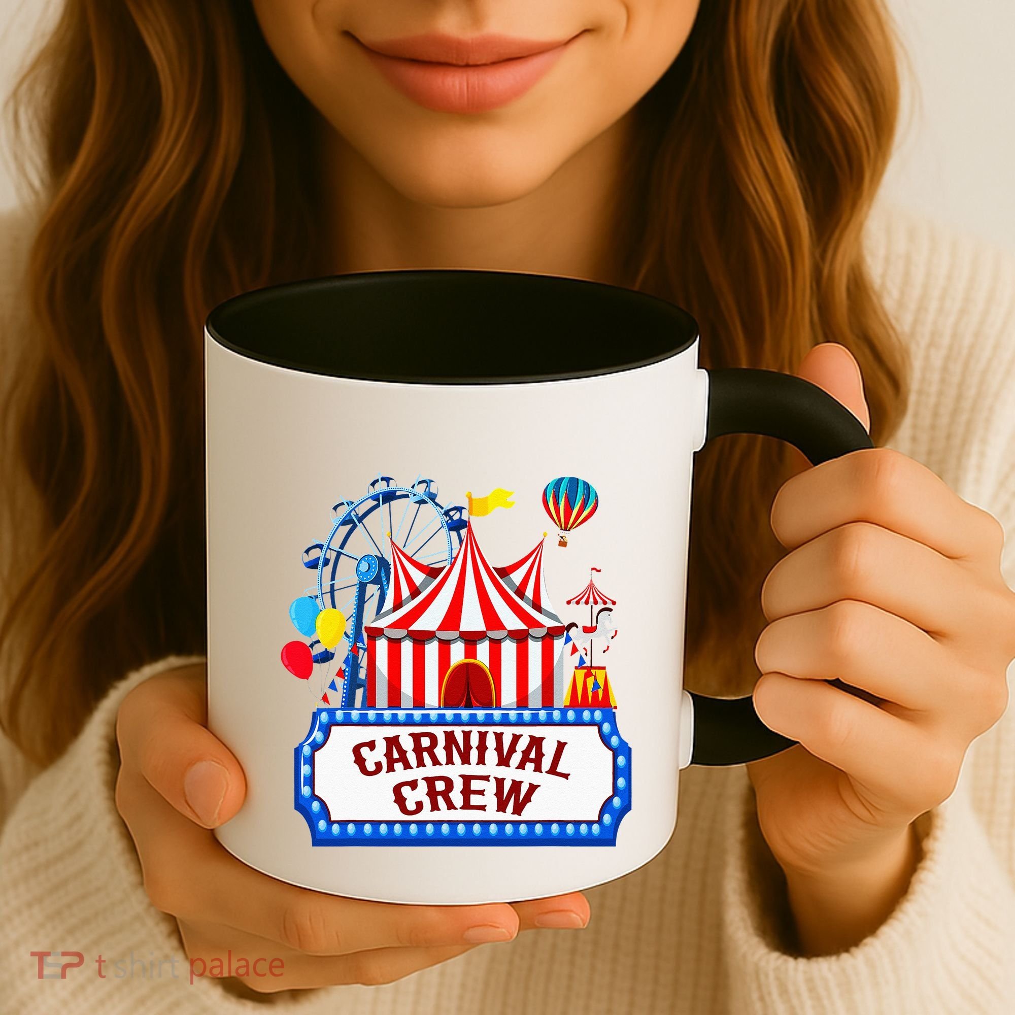 Carnival Crew For Carnival Birthday Theme Party Matching Coffee Mug