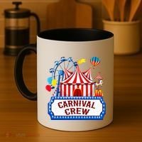 Carnival Crew For Carnival Birthday Theme Party Matching Coffee Mug thumb 4