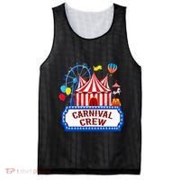 Carnival Crew For Carnival Birthday Theme Party Matching Mesh Reversible Basketball Jersey Tank thumb 0