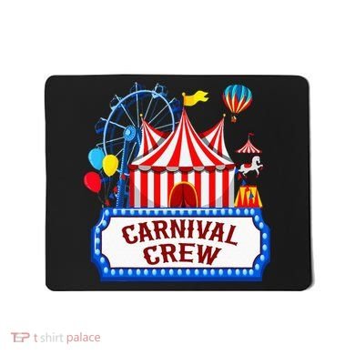 Carnival Crew For Carnival Birthday Theme Party Matching Mousepad