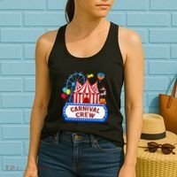 Carnival Crew For Carnival Birthday Theme Party Matching Women's Tank Top thumb 2