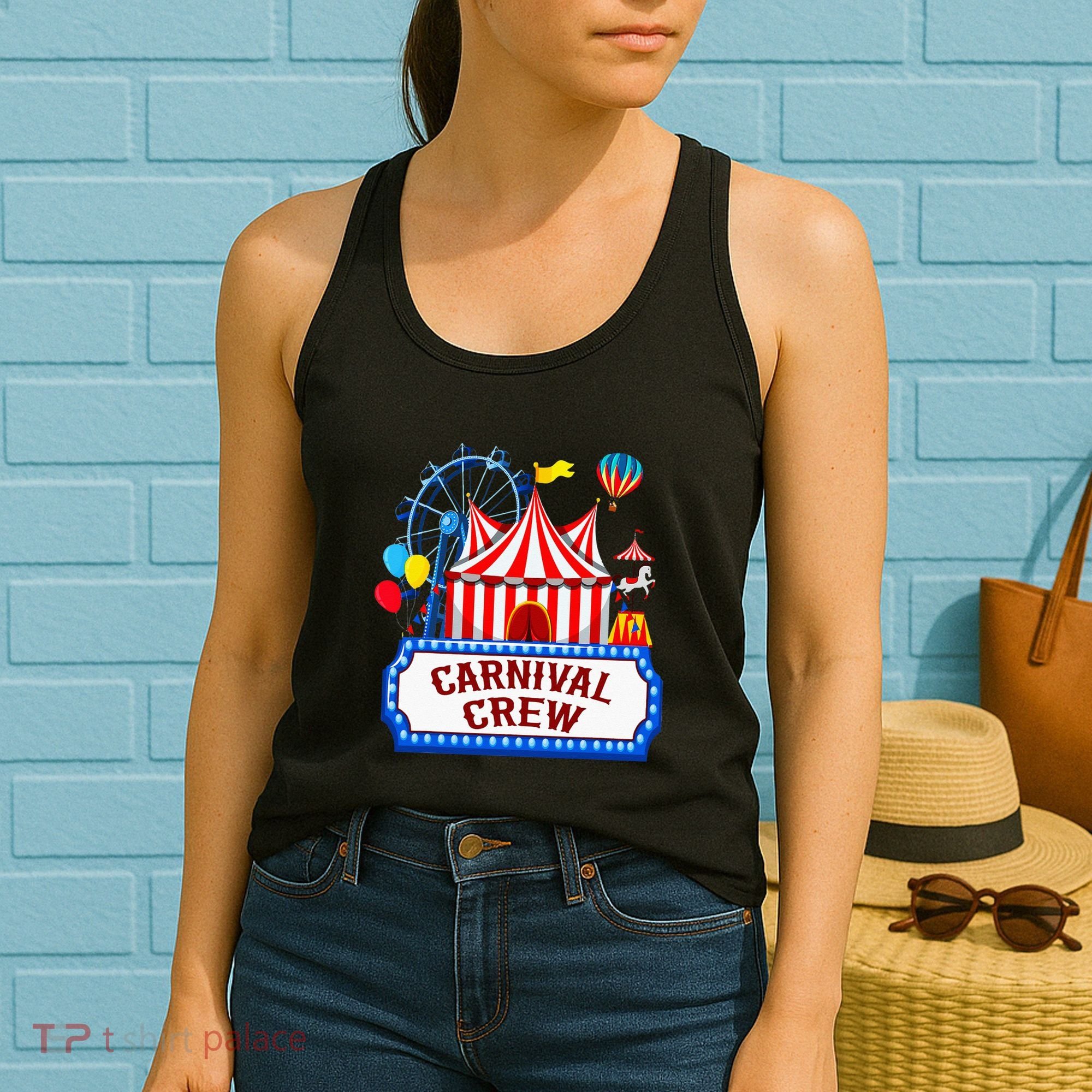 Carnival Crew For Carnival Birthday Theme Party Matching Women's Tank Top