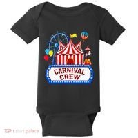 Carnival Crew For Carnival Birthday Theme Party Matching Baby Bodysuit thumb 0