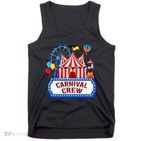 Carnival Crew For Carnival Birthday Theme Party Matching Tank Top thumb 0