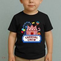 Carnival Crew For Carnival Birthday Theme Party Matching Toddler T-Shirt thumb 2