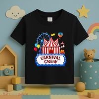 Carnival Crew For Carnival Birthday Theme Party Matching Toddler T-Shirt thumb 3