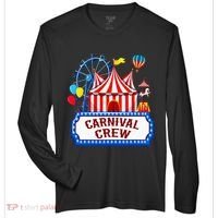 Carnival Crew For Carnival Birthday Theme Party Matching Zone Performance Long-Sleeve T-Shirt thumb 0