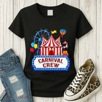 Carnival Crew For Carnival Birthday Theme Party Matching Women's T-Shirt thumb 3