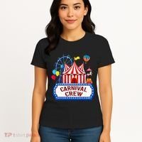 Carnival Crew For Carnival Birthday Theme Party Matching Women's T-Shirt thumb 4