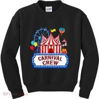 Carnival Crew For Carnival Birthday Theme Party Matching Kids Sweatshirt thumb 0