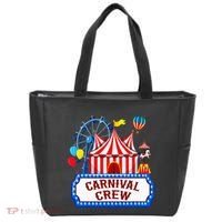 Carnival Crew For Carnival Birthday Theme Party Matching Tote Bag thumb 0