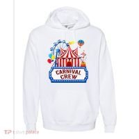 Carnival Crew For Carnival Birthday Theme Party Matching Comfort Colors Garment-Dyed Hooded Sweatshirt thumb 0