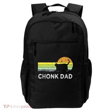 Chonk Cat Funny Cat Dad Meme Fluffiest Kitty Backpack