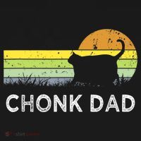 Chonk Cat Funny Cat Dad Meme Fluffiest Kitty Backpack thumb 2