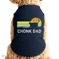 Chonk Cat Funny Cat Dad Meme Fluffiest Kitty Doggie Tank thumb 0