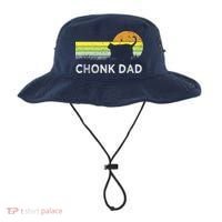 Chonk Cat Funny Cat Dad Meme Fluffiest Kitty Bucket Hat thumb 0