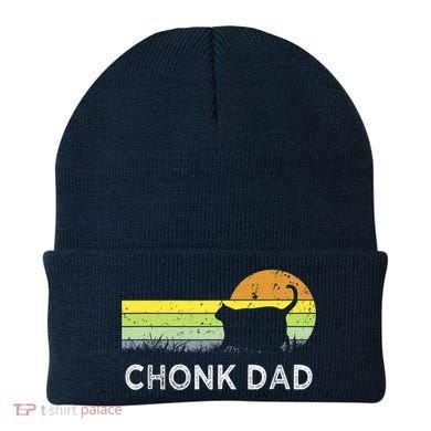 Chonk Cat Funny Cat Dad Meme Fluffiest Kitty Beanie