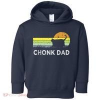 Chonk Cat Funny Cat Dad Meme Fluffiest Kitty Toddler Hoodie thumb 0
