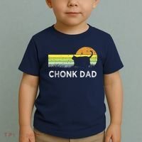 Chonk Cat Funny Cat Dad Meme Fluffiest Kitty Toddler T-Shirt thumb 2