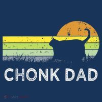 Chonk Cat Funny Cat Dad Meme Fluffiest Kitty Toddler T-Shirt thumb 4