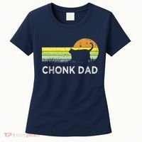 Chonk Cat Funny Cat Dad Meme Fluffiest Kitty Women's T-Shirt thumb 0