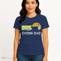 Chonk Cat Funny Cat Dad Meme Fluffiest Kitty Women's T-Shirt thumb 4