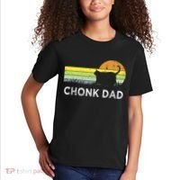 Chonk Cat Funny Cat Dad Meme Fluffiest Kitty Kids T-Shirt thumb 2