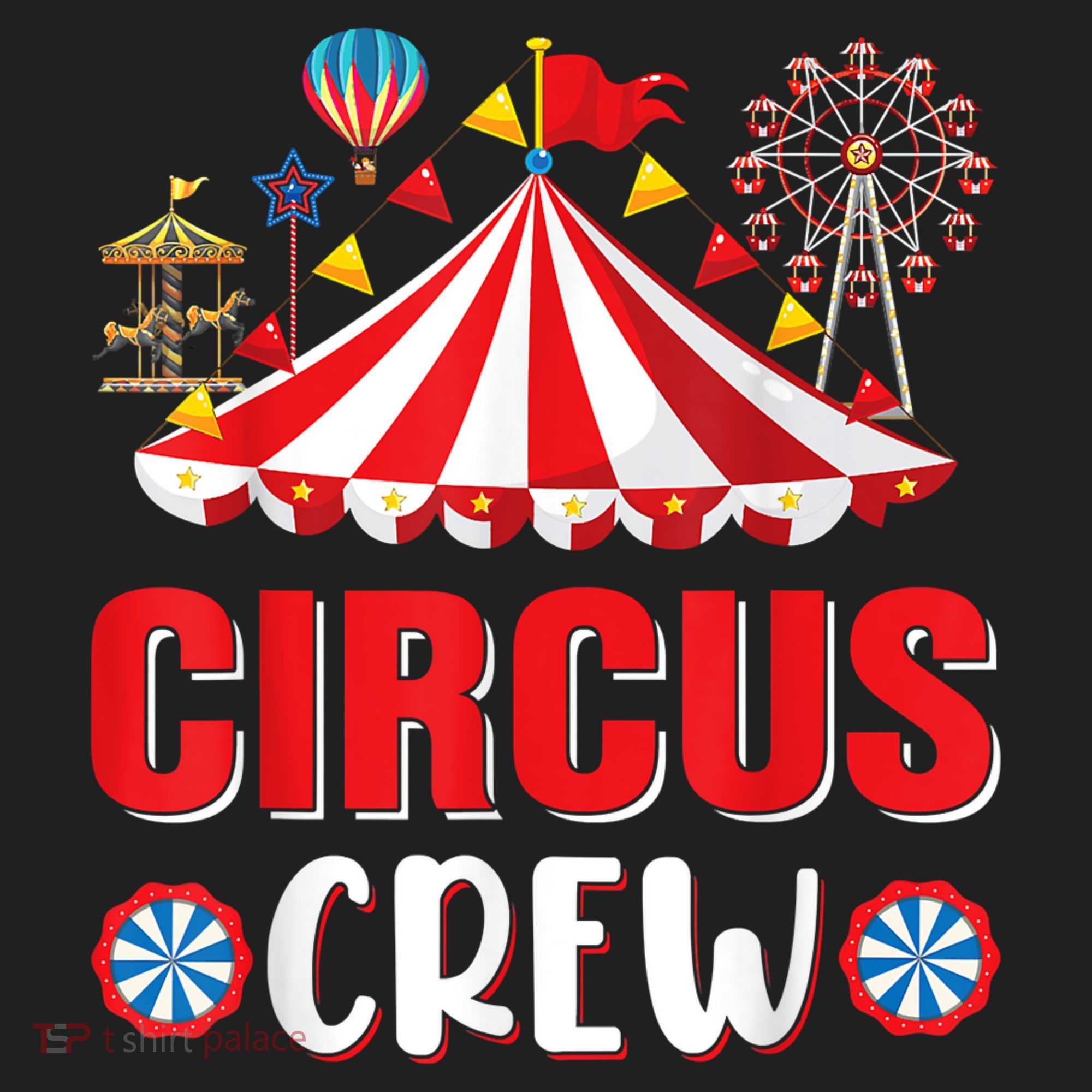 Circus Crew Funny Circus Staff Gift Costume Circus Theme Party Women's Sweatshirt