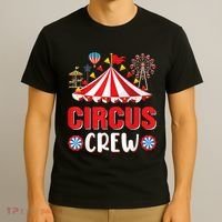 Circus Crew Funny Circus Staff Gift Costume Circus Theme Party T-Shirt thumb 3