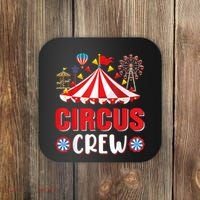 Circus Crew Funny Circus Staff Gift Costume Circus Theme Party Coaster thumb 0