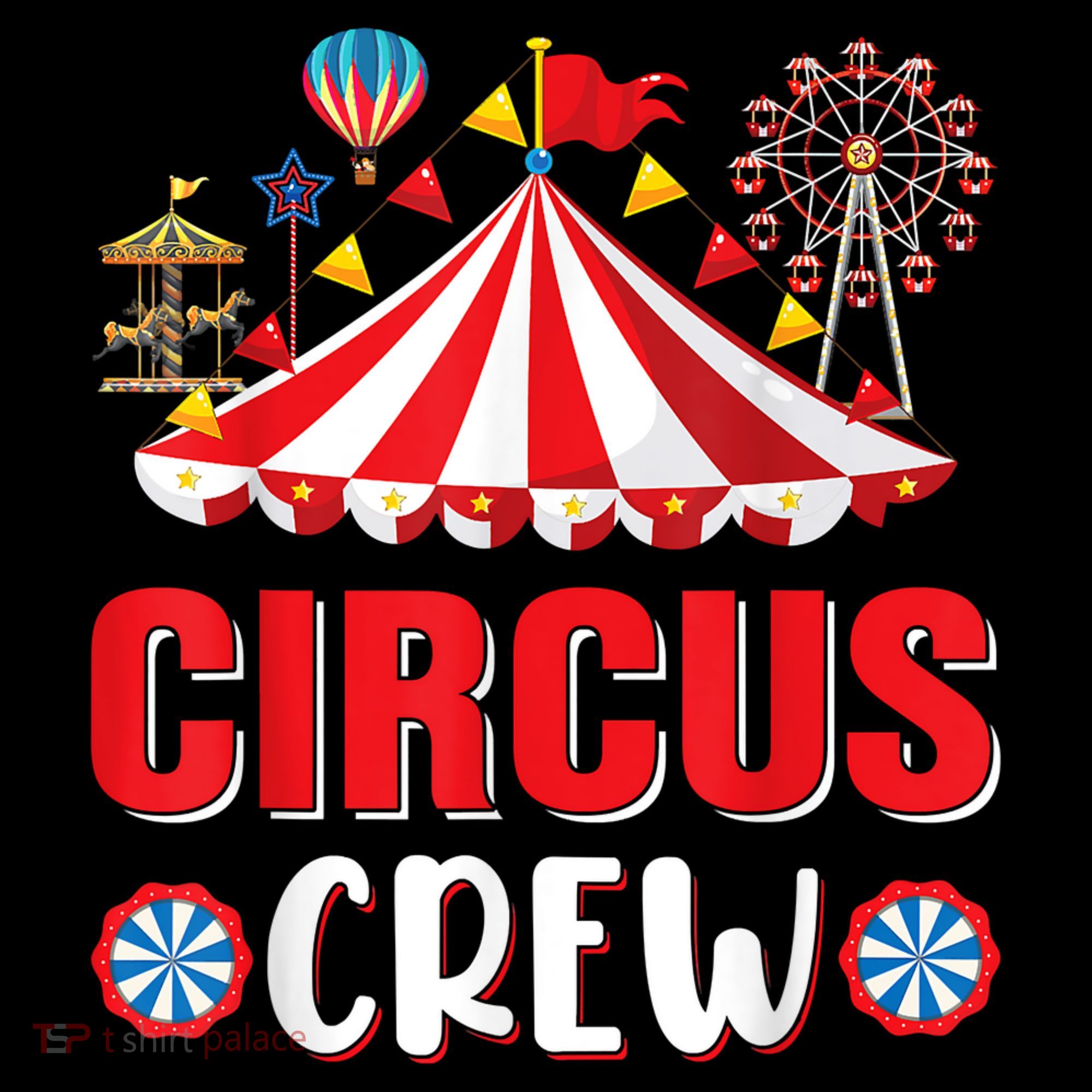 Circus Crew Funny Circus Staff Gift Costume Circus Theme Party Women's Hoodie