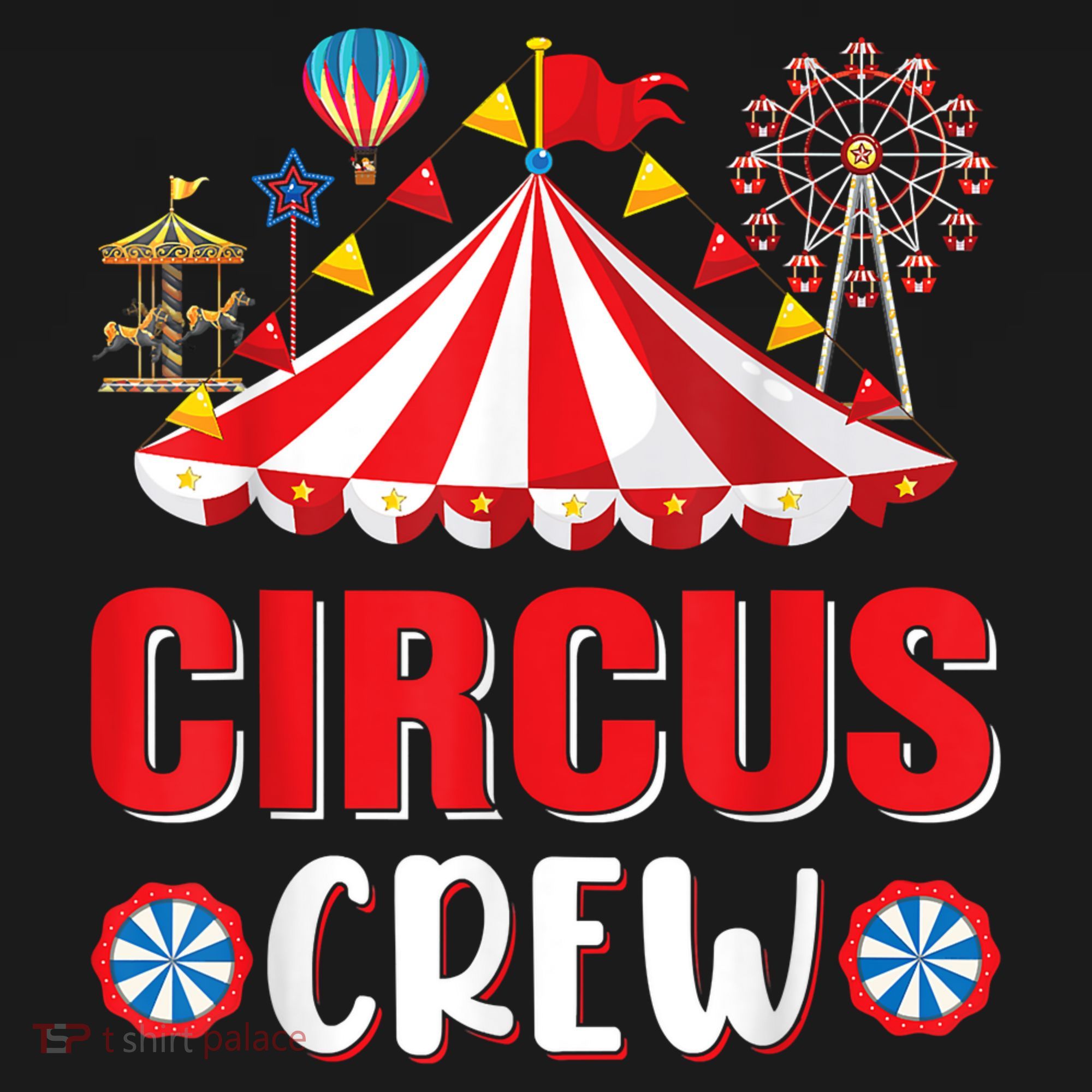 Circus Crew Funny Circus Staff Gift Costume Circus Theme Party Women's Tank Top