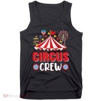 Circus Crew Funny Circus Staff Gift Costume Circus Theme Party Tank Top thumb 0
