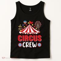 Circus Crew Funny Circus Staff Gift Costume Circus Theme Party Tank Top thumb 2