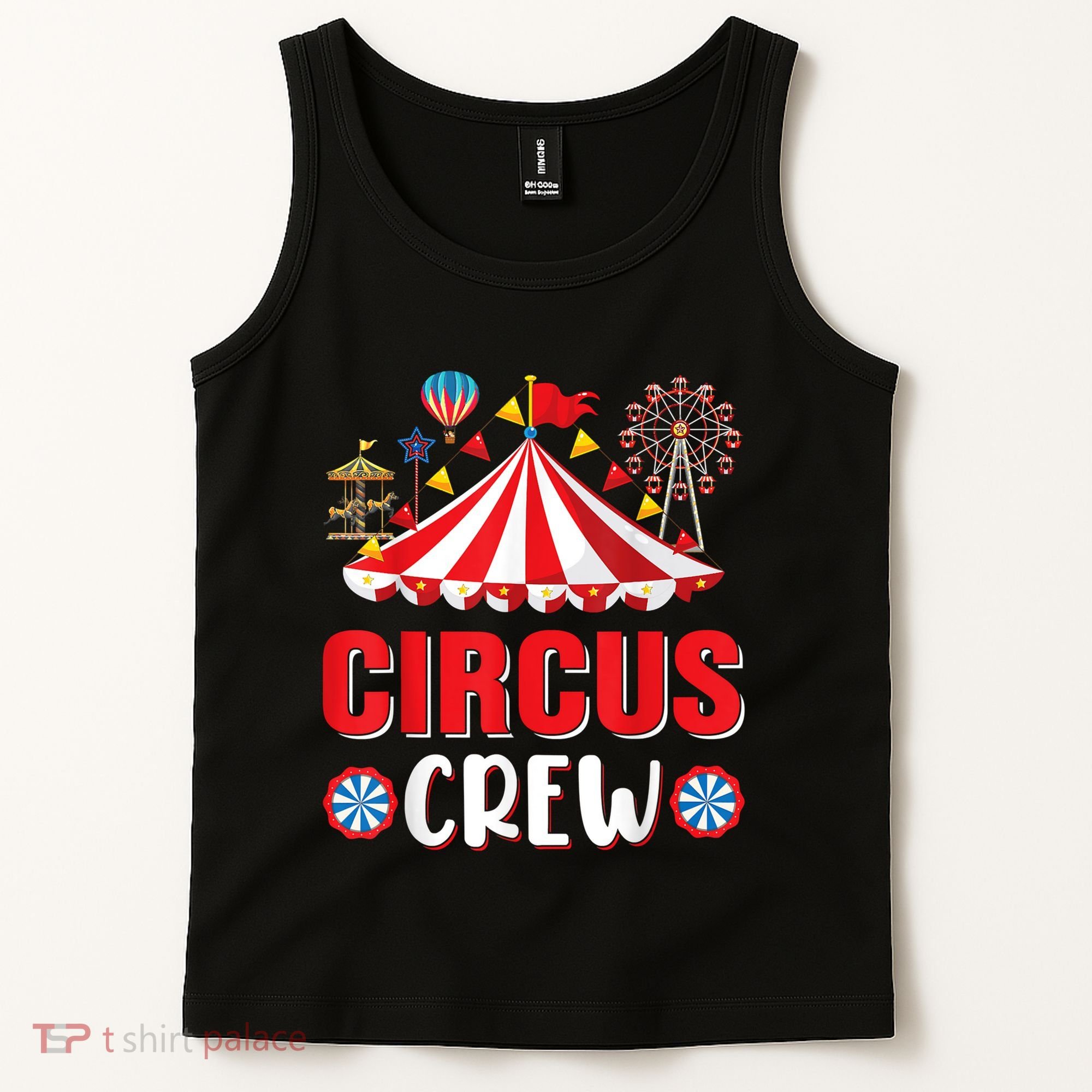 Circus Crew Funny Circus Staff Gift Costume Circus Theme Party Tank Top