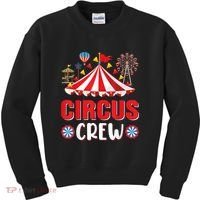Circus Crew Funny Circus Staff Gift Costume Circus Theme Party Kids Sweatshirt thumb 0