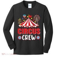 Circus Crew Funny Circus Staff Gift Costume Circus Theme Party Kids Long Sleeve Shirt thumb 0