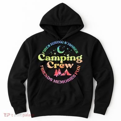 Camping Crew Family Friends Hoodie