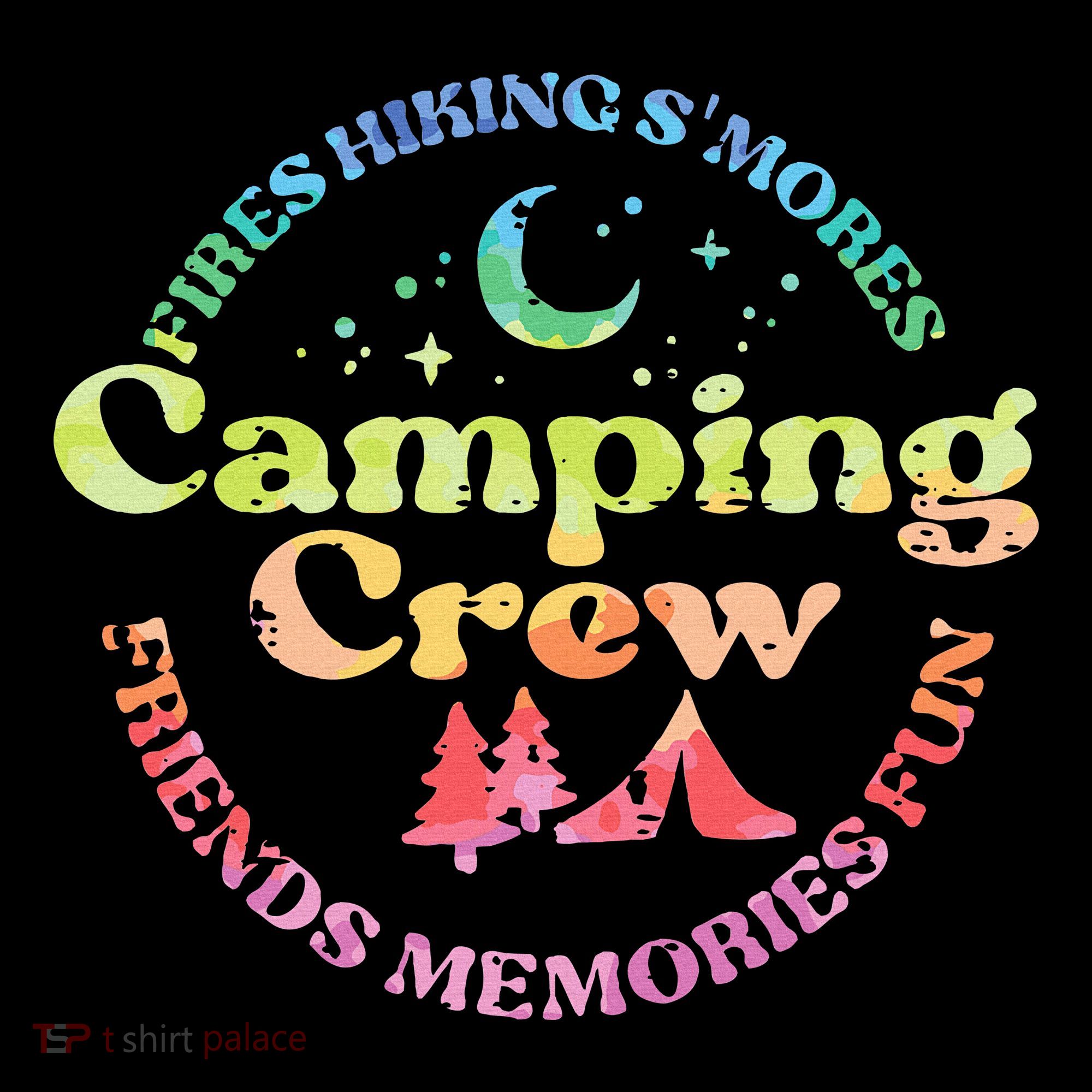 Camping Crew Family Friends Women's Hoodie