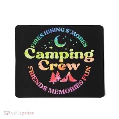 Camping Crew Family Friends Mousepad