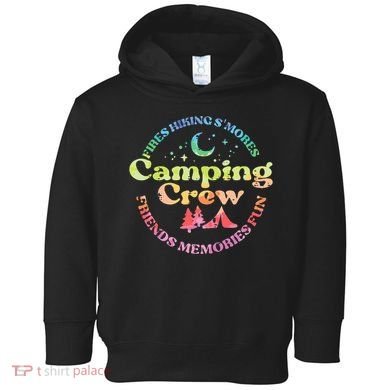 Camping Crew Family Friends Toddler Hoodie